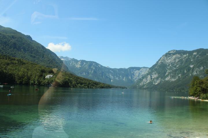 Blick auf den  Bohinja See